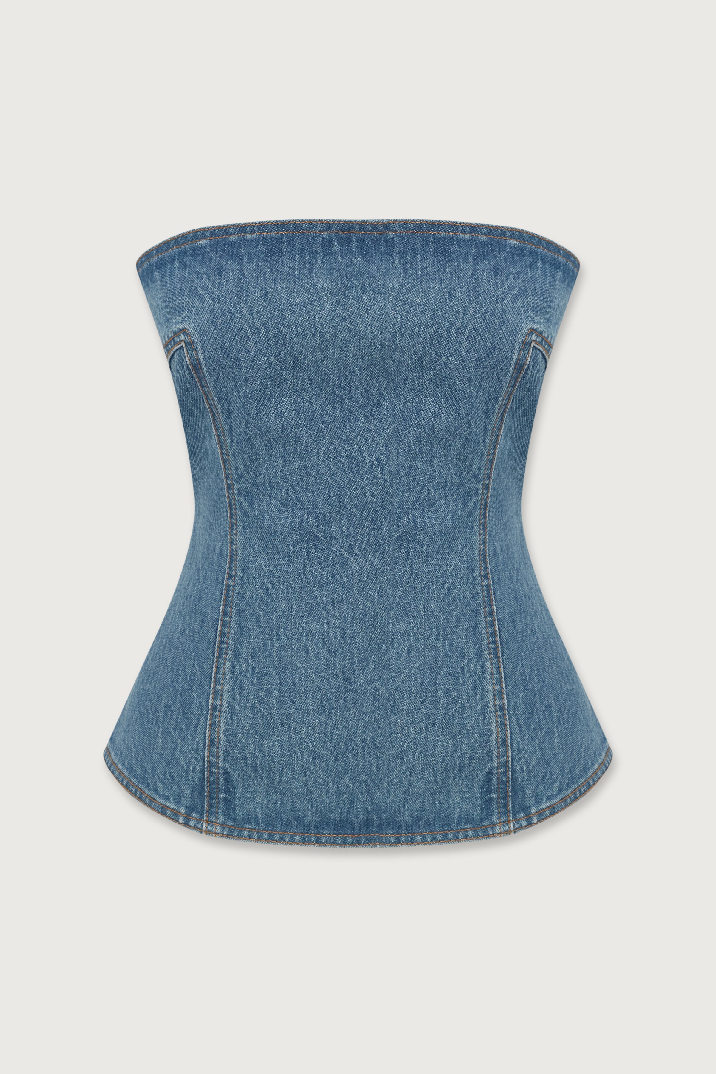 ABIGAIL DENIM  TOP