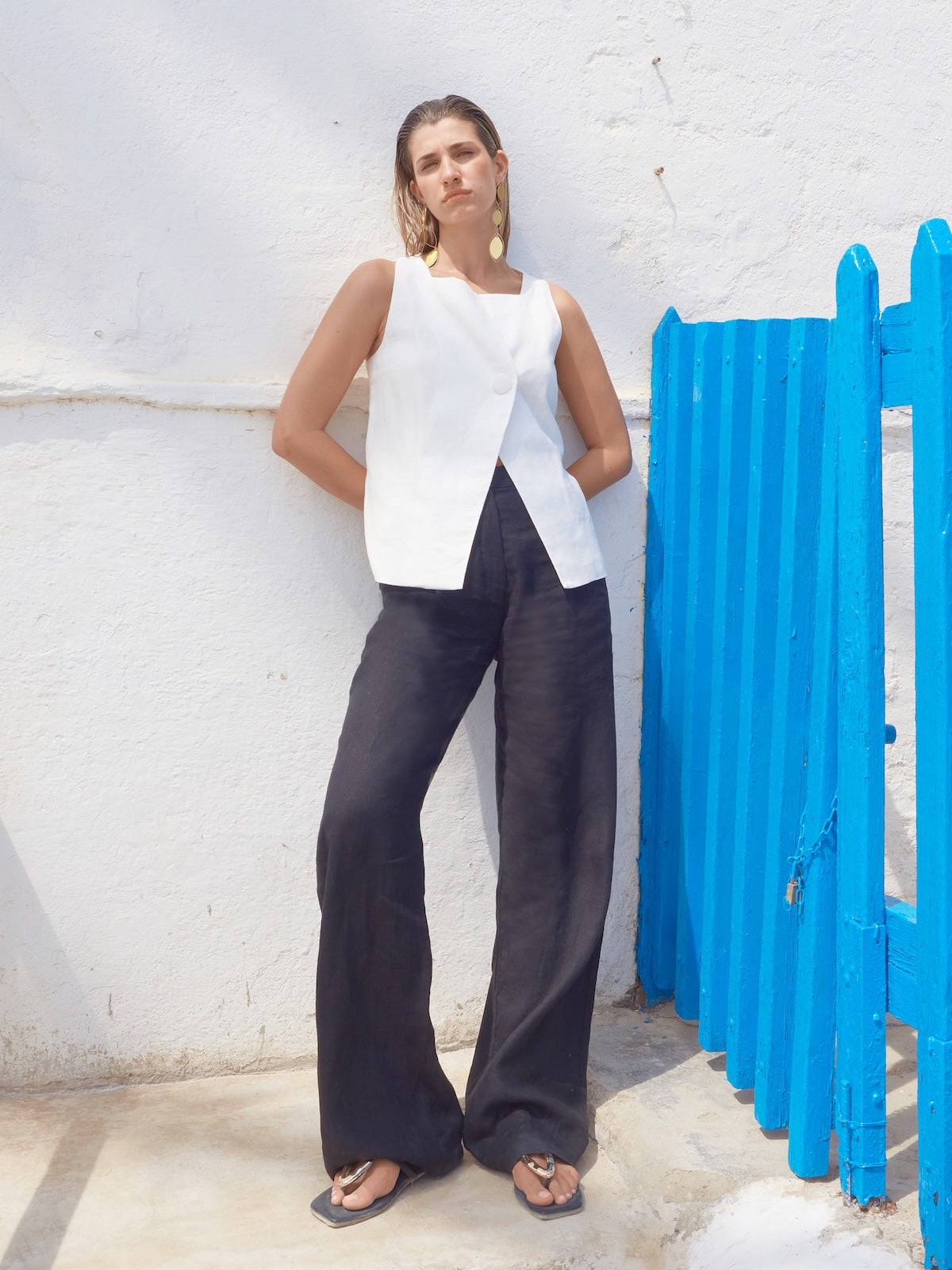 AUGUST VEST WHITE