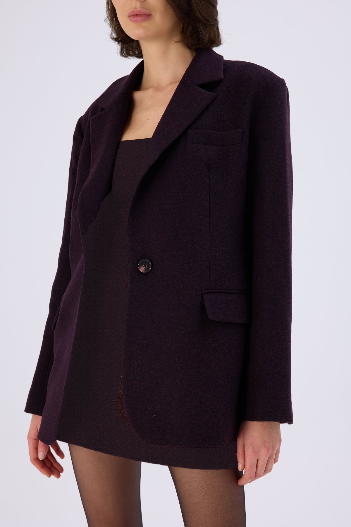 CHARLI BLAZER PLUM