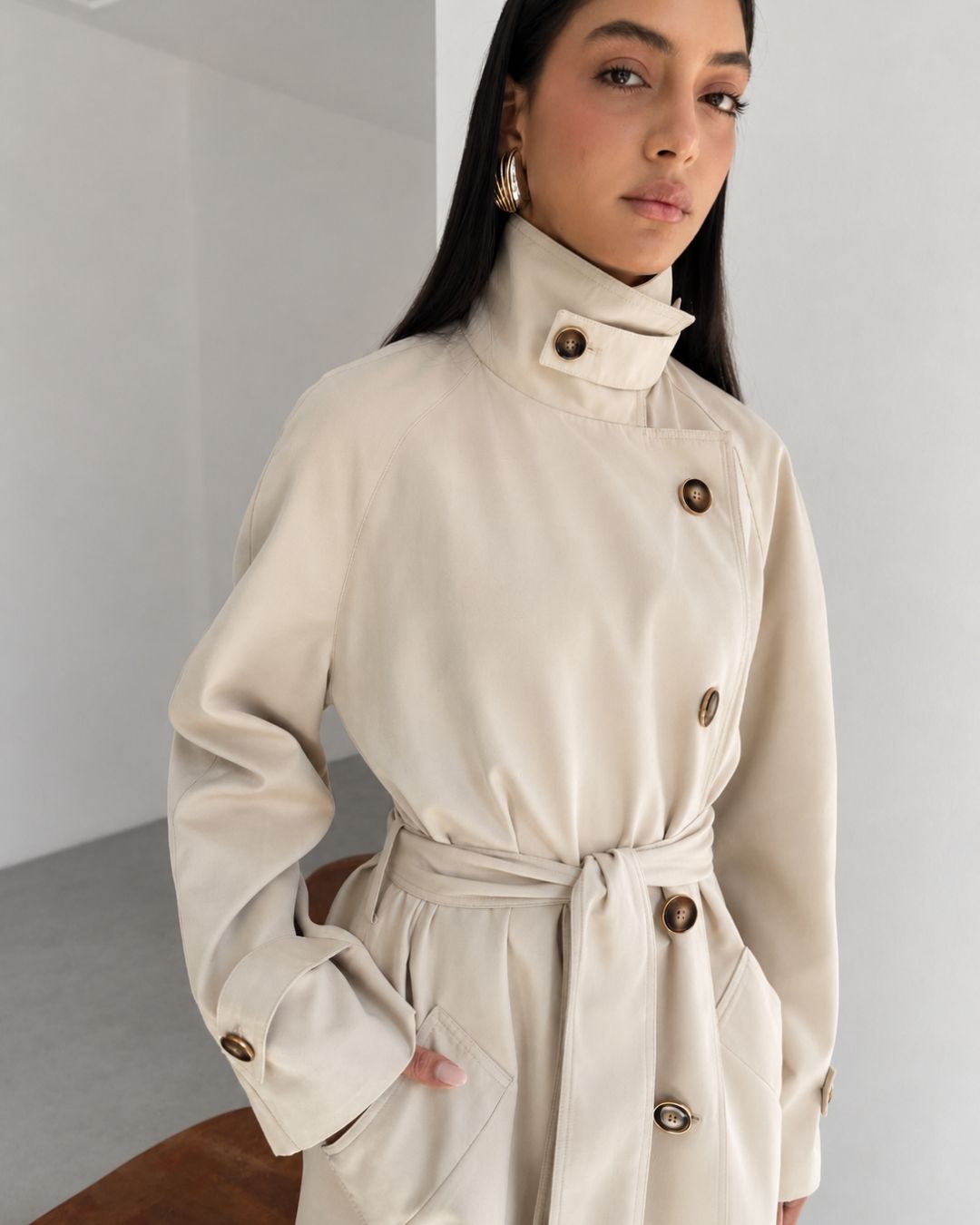 JENNA TRENCH-COAT BEIGE