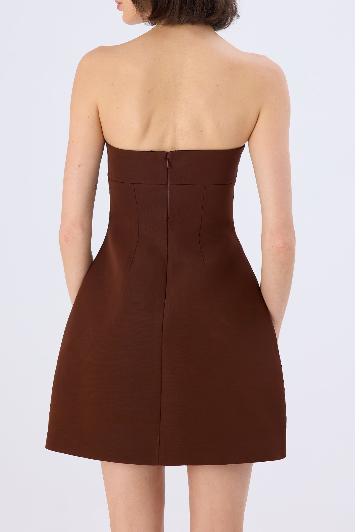 LIV DRESS BROWN