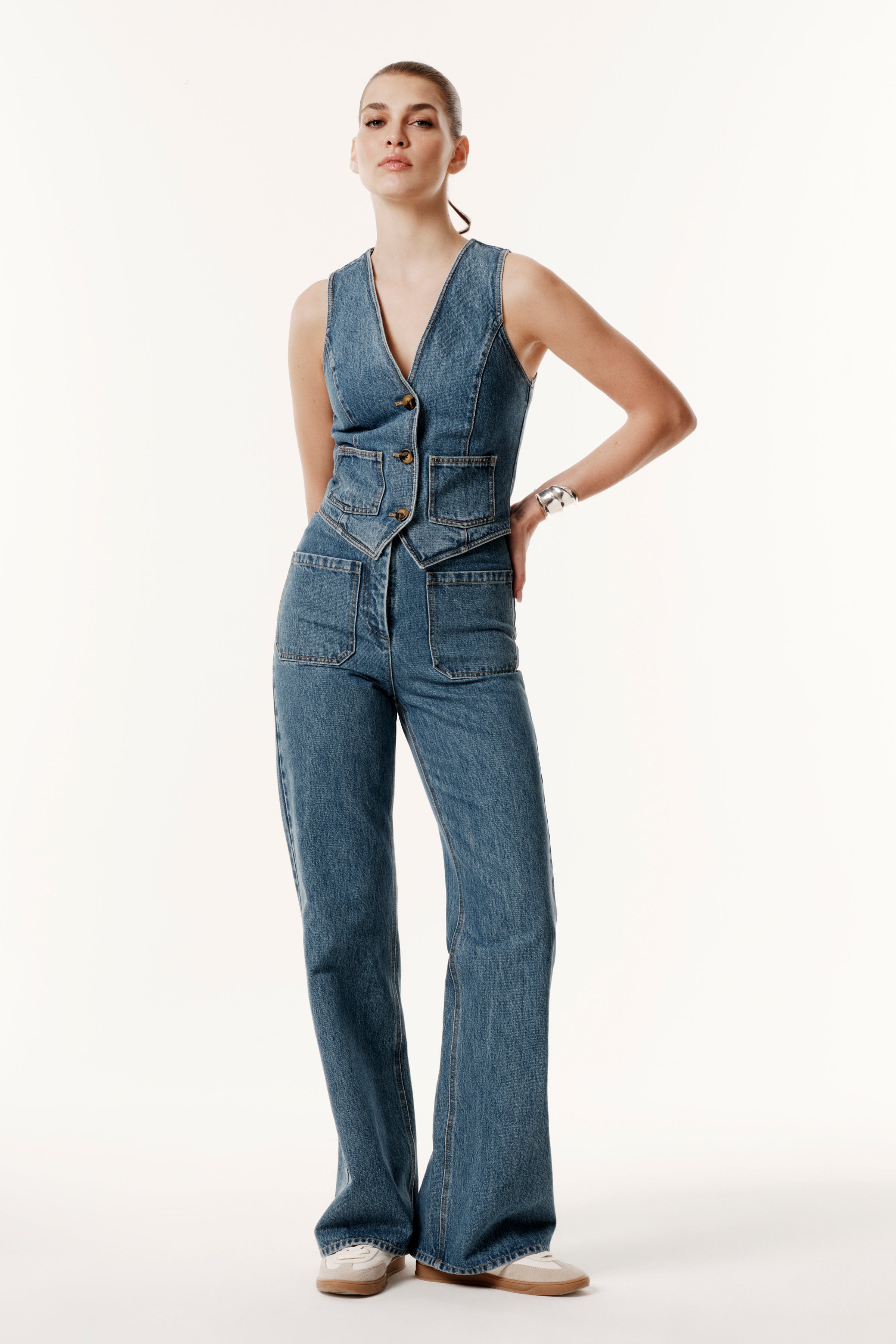 PALMER DENIM  VEST